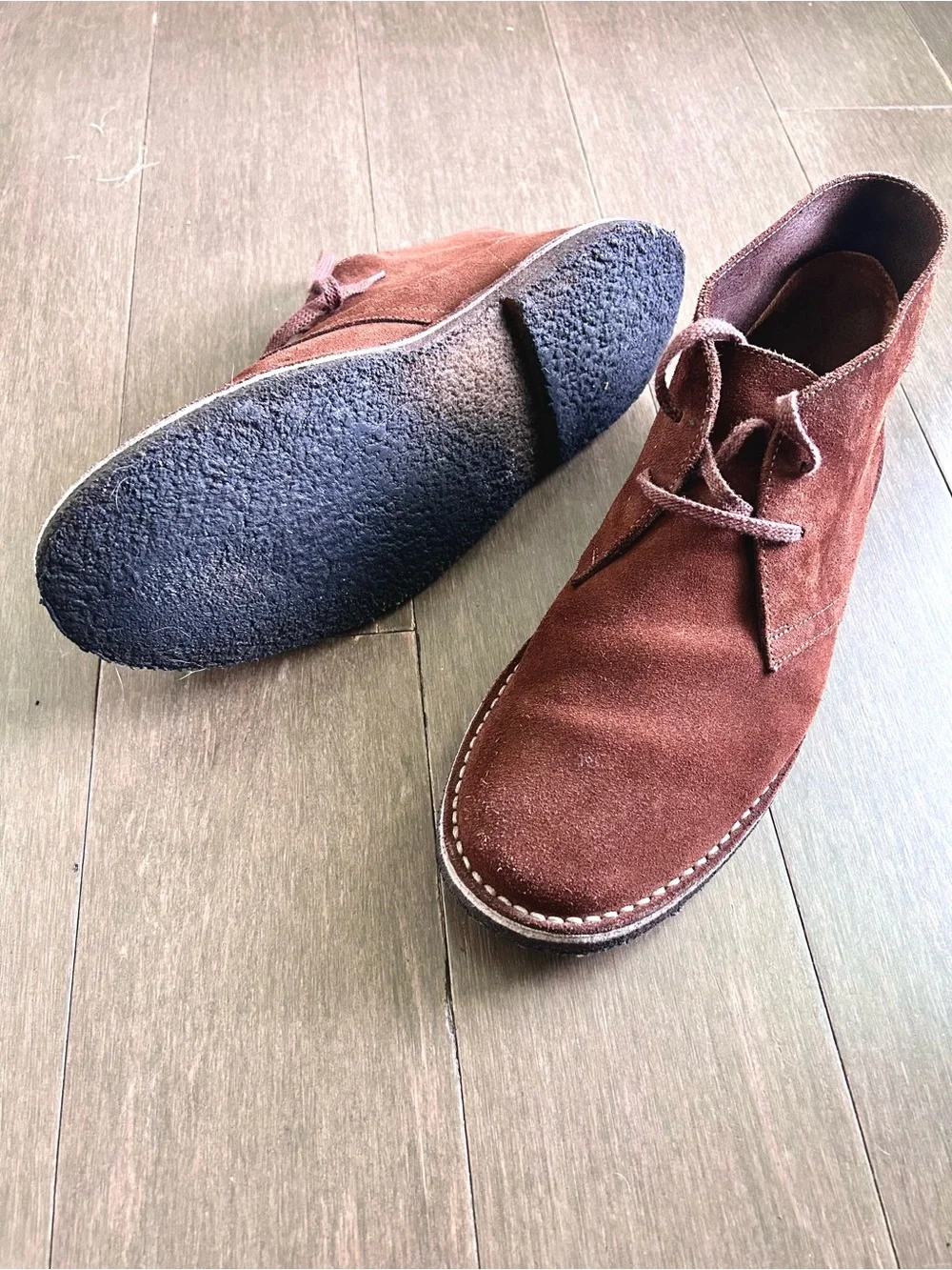 J.Crew MacAlister Suede Chukka Boots — Men’s Size 11